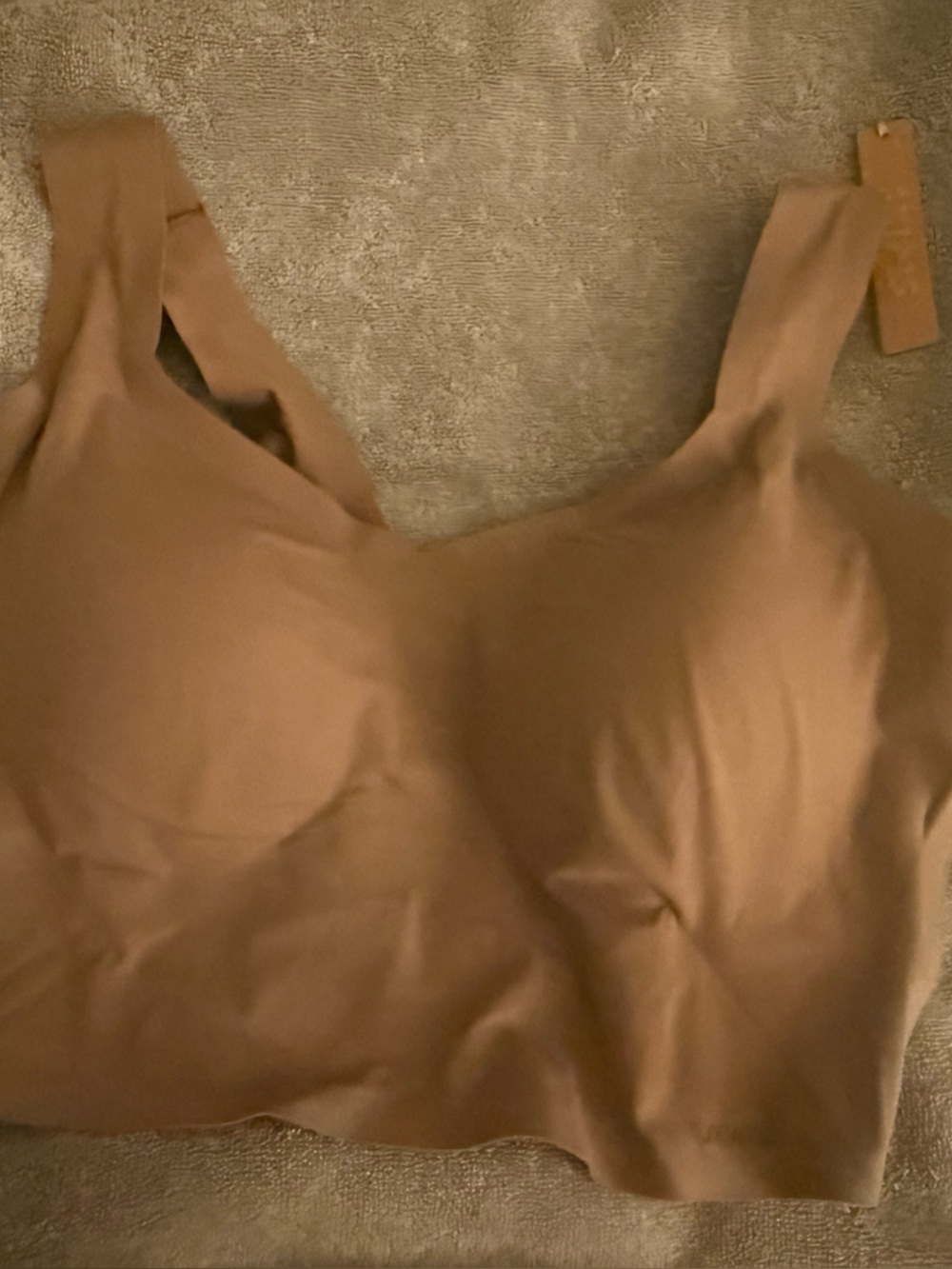 SKIMS Wireless Seamless Bra in Cocoa Brown